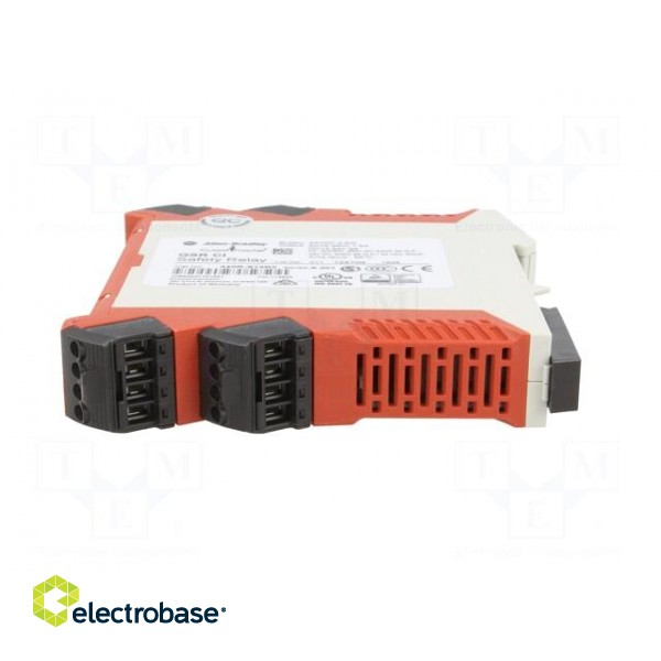 Module: safety relay | GSR | 24VAC | 24VDC | IN: 2 | OUT: 3 | -5÷55°C | IP40 image 3