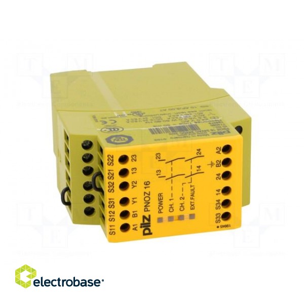 Module: safety relay | PNOZ 16 | 24VAC | Usup: 24VDC | Contacts: NO x2 image 9