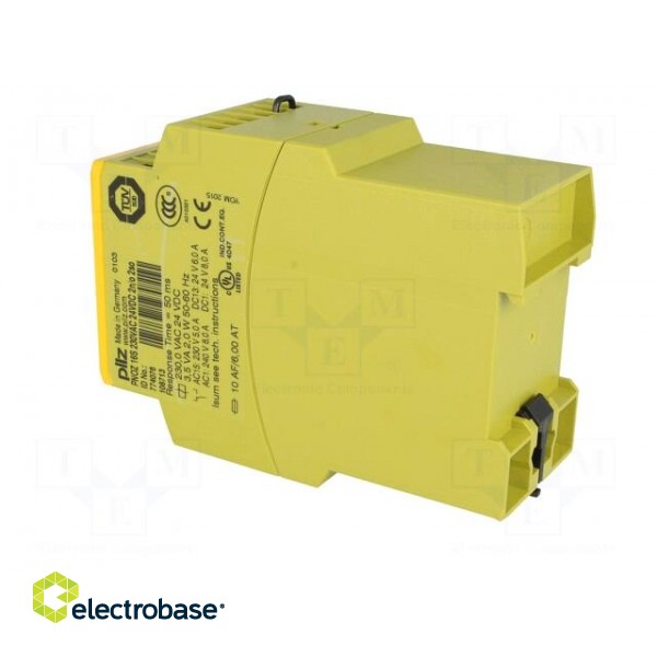 Module: safety relay | PNOZ 16S | 230VAC | Contacts: NO x2 | IN: 2 | IP40 фото 4