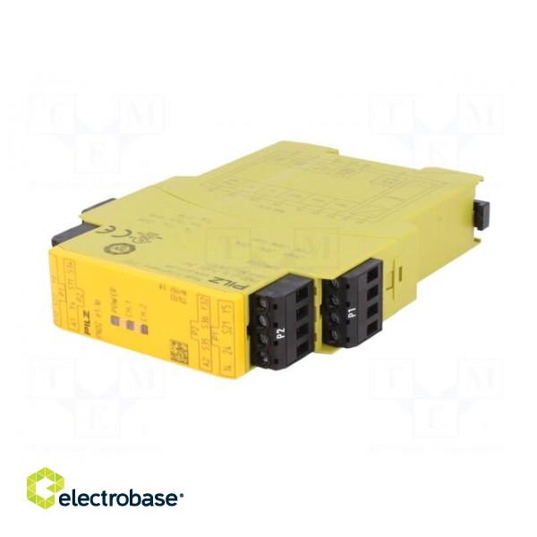 Module: safety relay | Series: PNOZ e1.1p | IN: 2 | OUT: 5 | -10÷55°C image 2