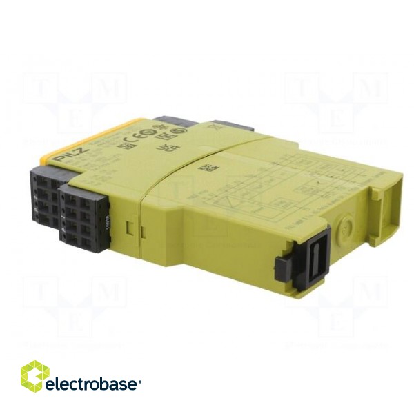Module: safety relay | PNOZ e1vp C | Usup: 24VDC | IN: 2 | OUT: 4 | IP40 фото 4
