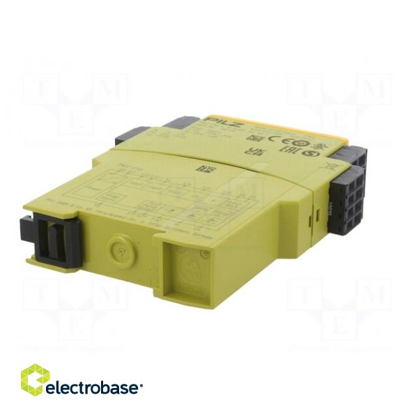Module: safety relay | PNOZ e1vp C | Usup: 24VDC | IN: 2 | OUT: 4 | IP40 фото 6
