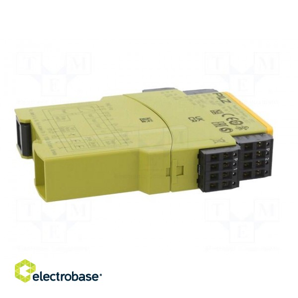 Module: safety relay | PNOZ e1vp C | Usup: 24VDC | IN: 2 | OUT: 4 | IP40 фото 7