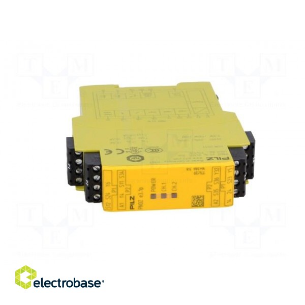 Module: safety relay | Series: PNOZ e3.1p | IN: 2 | OUT: 5 | -10÷55°C image 10