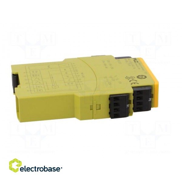Module: safety relay | PNOZ e5.13p | Usup: 24VDC | IN: 2 | OUT: 5 | IP40 фото 7