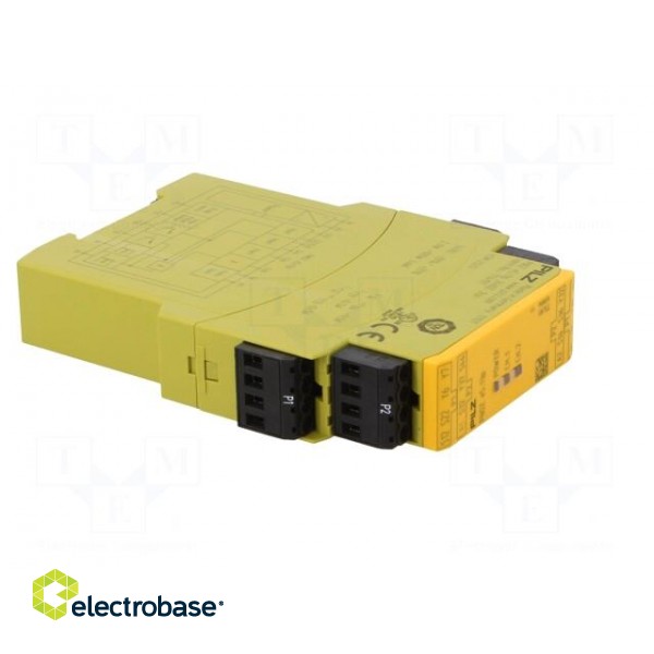 Module: safety relay | PNOZ e5.13p | Usup: 24VDC | IN: 2 | OUT: 5 | IP40 фото 8