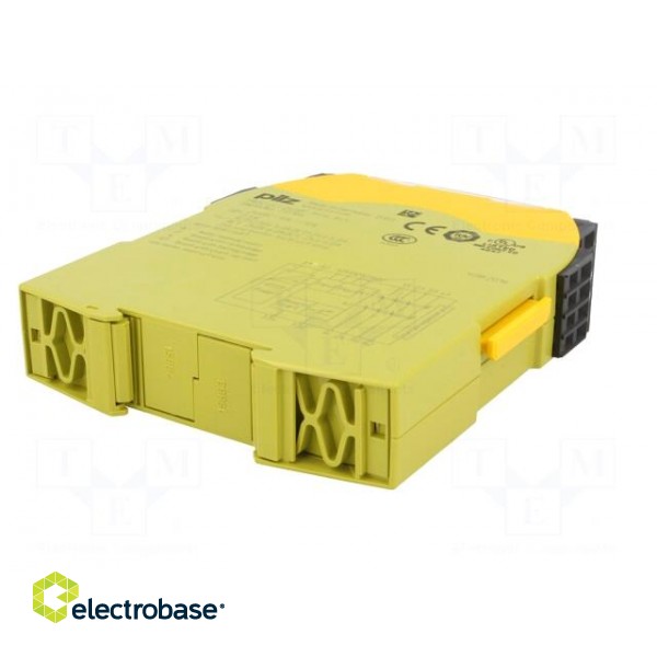 Module: safety relay | PNOZ s4 | Usup: 24VDC | IN: 3 | OUT: 5 | -10÷55°C фото 6
