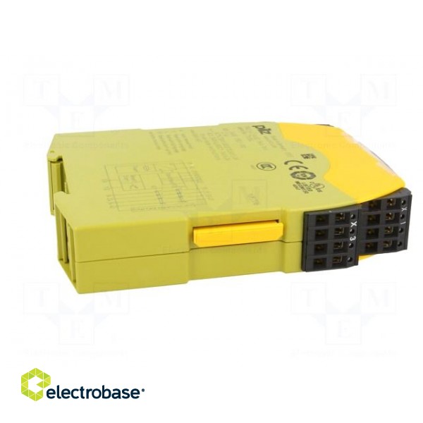 Module: safety relay | PNOZ s4 | Usup: 24VDC | IN: 3 | OUT: 5 | -10÷55°C фото 7