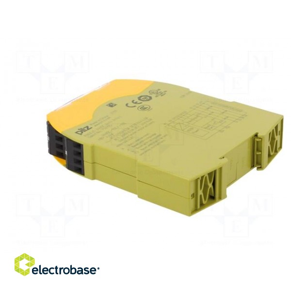Module: safety relay | Series: PNOZ s5 | IN: 3 | OUT: 4 | Mounting: DIN image 4