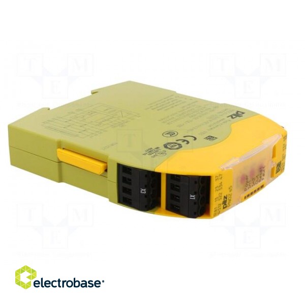 Module: safety relay | PNOZ s5 | Usup: 48÷240VAC | Usup: 48÷240VDC фото 8