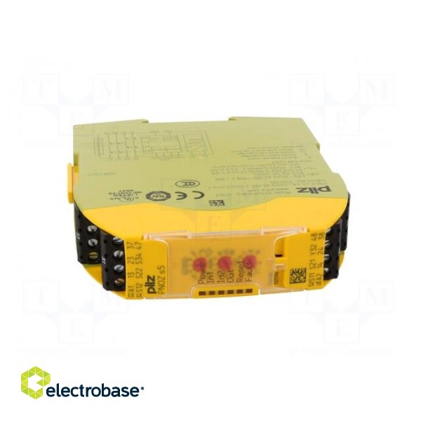 Module: safety relay | PNOZ s5 | Usup: 48÷240VAC | Usup: 48÷240VDC фото 9