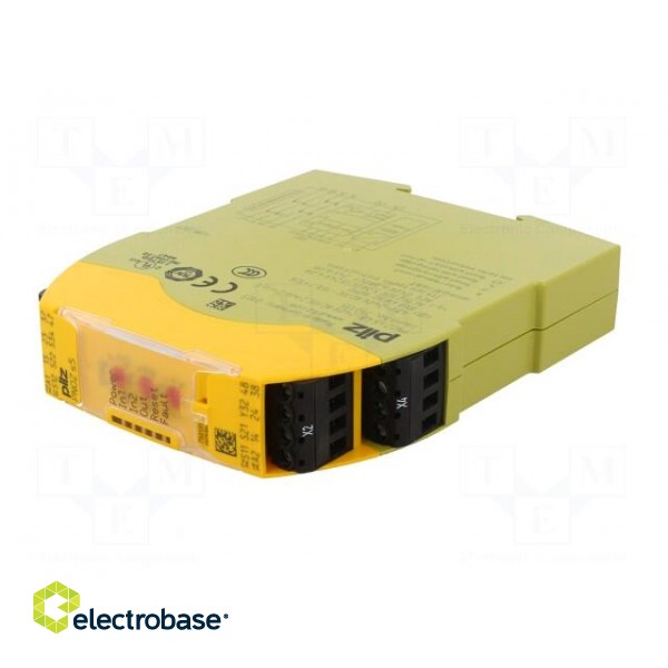 Module: safety relay | PNOZ s5 | Usup: 48÷240VAC | Usup: 48÷240VDC фото 2