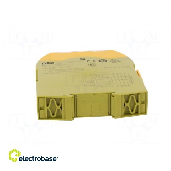 Module: safety relay | Series: PNOZ s6.1 | IN: 3 | OUT: 5 | Mounting: DIN фото 5