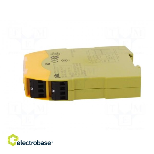 Module: safety relay | Series: PNOZ s6.1 | IN: 3 | OUT: 5 | Mounting: DIN фото 3