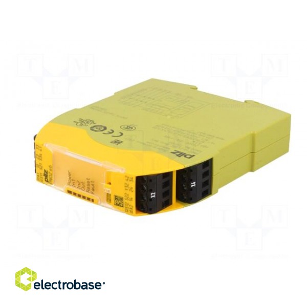 Module: safety relay | Series: PNOZ s6 | IN: 3 | OUT: 5 | Mounting: DIN фото 2