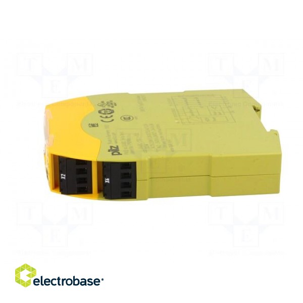 Module: safety relay | Series: PNOZ s6 | IN: 3 | OUT: 5 | Mounting: DIN image 3