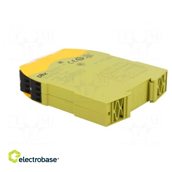 Module: safety relay | Series: PNOZ s6 | IN: 3 | OUT: 5 | Mounting: DIN фото 4