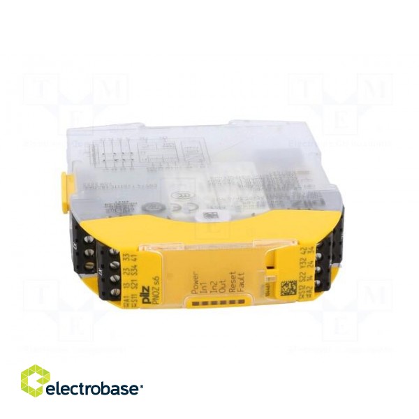 Module: safety relay | PNOZ s6 | Usup: 48÷240VAC | Usup: 48÷240VDC фото 9