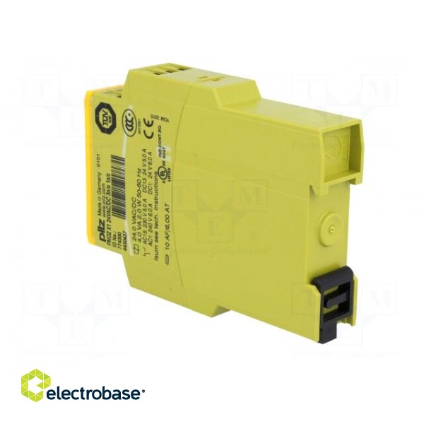 Module: safety relay | Series: PNOZ X1 | 24VDC | 24VAC | IN: 1 | OUT: 4 image 4