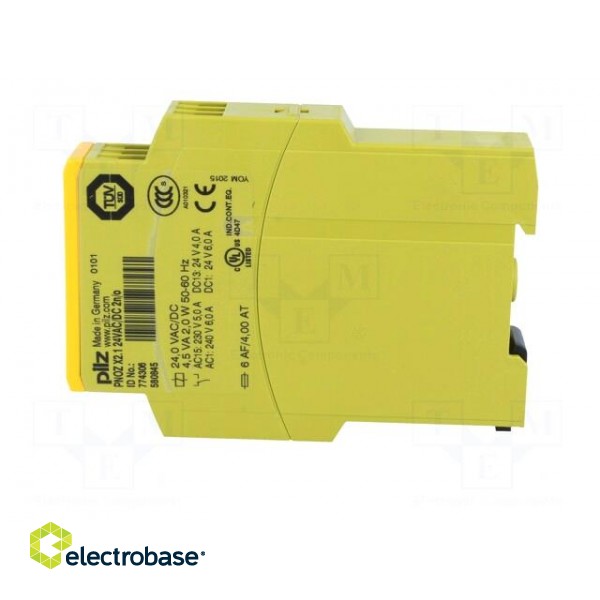 Module: safety relay | Series: PNOZ X2.1 | 24VDC | 24VAC | IN: 2 | OUT: 2 image 3