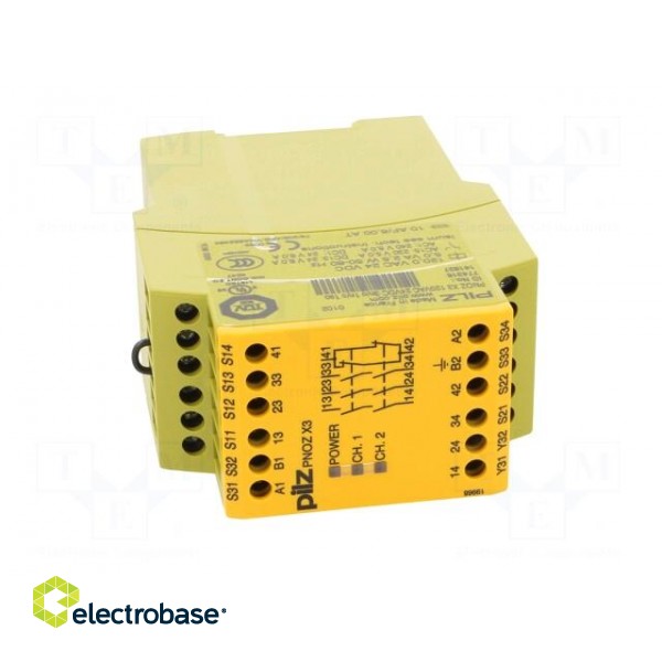 Module: safety relay | PNOZ X3 | 120VAC | 24VDC | -20÷55°C | PNOZ X paveikslėlis 9
