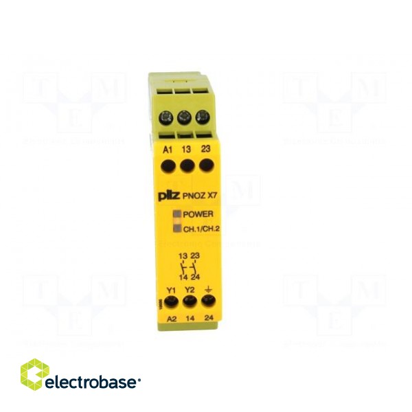 Module: safety relay | Series: PNOZ X7 | 230VAC | Contacts: NO x2 image 9