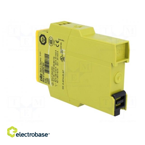 Module: safety relay | Series: PNOZ X7 | 24VDC | 24VAC | IN: 1 | OUT: 2 image 4