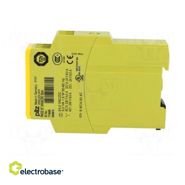 Module: safety relay | Series: PNOZ X7 | 24VDC | 24VAC | IN: 1 | OUT: 2 image 3