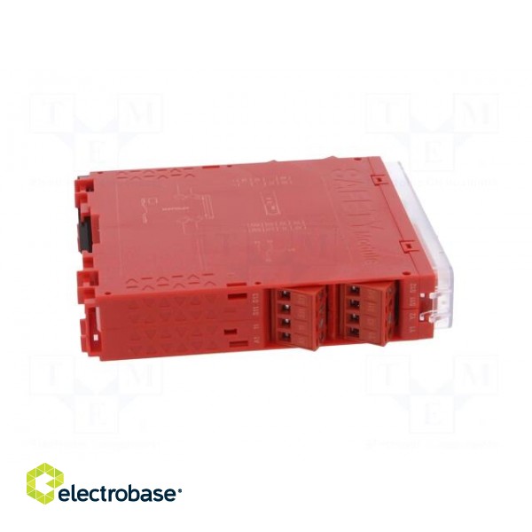 Module: safety relay | 24VAC | 24VDC | IN: 1 | for DIN rail mounting image 7