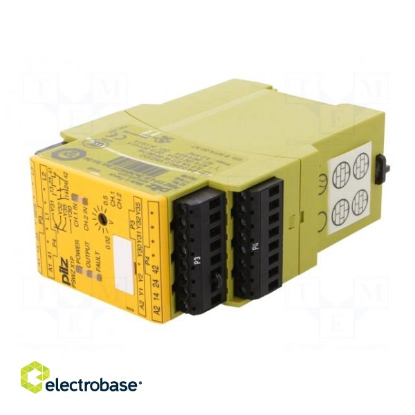 Module: safety relay | PSWZ X1P | Usup: 24÷240VAC | Usup: 24÷240VDC фото 2