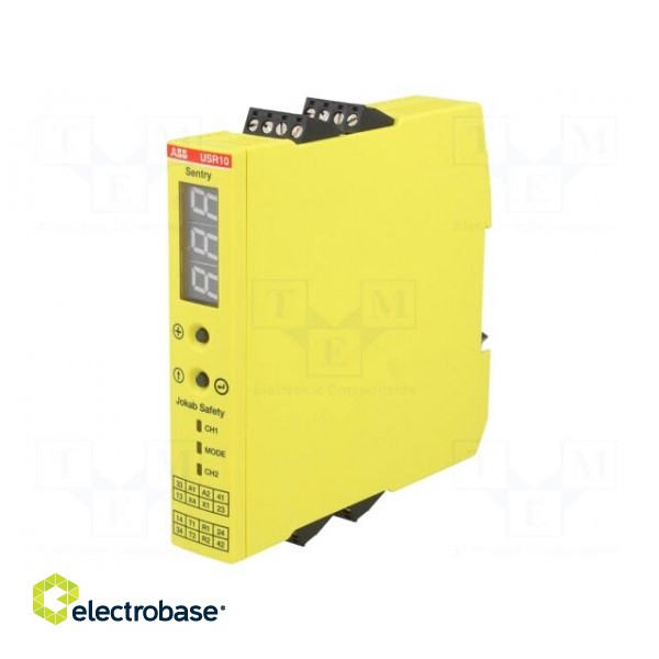 Module: safety relay | Series: SENTRY | Mounting: DIN | -10÷55°C | IP20 image 1
