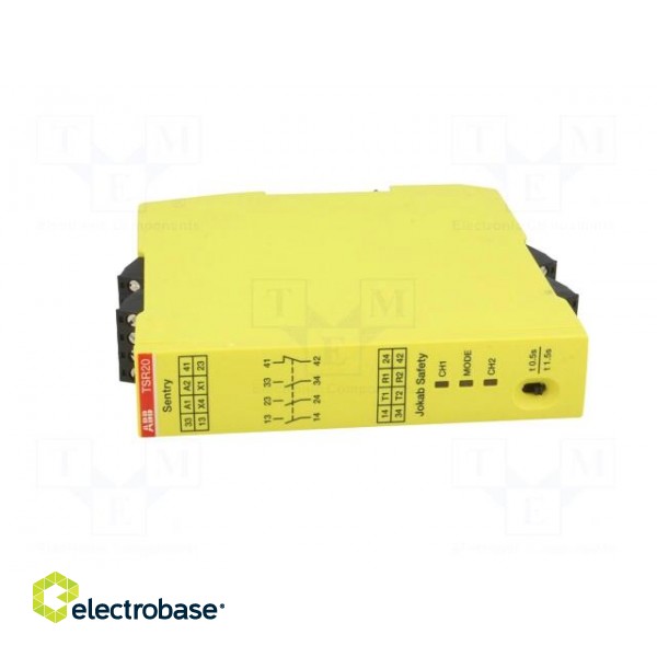 Module: safety relay | SENTRY | 24VDC | for DIN rail mounting | IP20 paveikslėlis 9