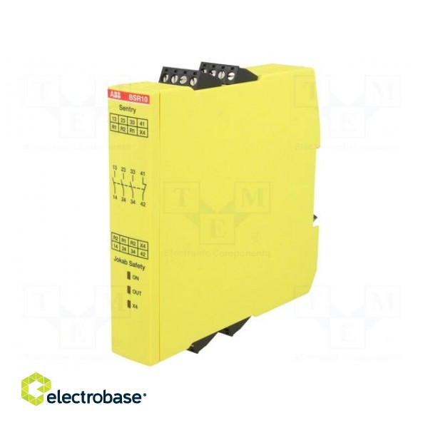 Module: safety relay | SENTRY | 24VDC | for DIN rail mounting | IP20 фото 1