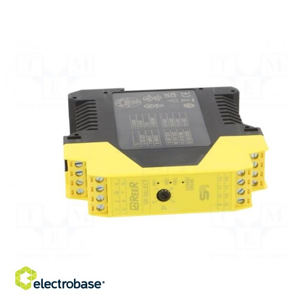 Module: safety relay | SR SELECT | 24VDC | for DIN rail mounting image 9