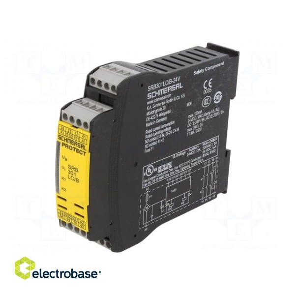 Module: safety relay | SRB 301LC | 24VAC | 24VDC | -25÷45°C | IP20 image 1