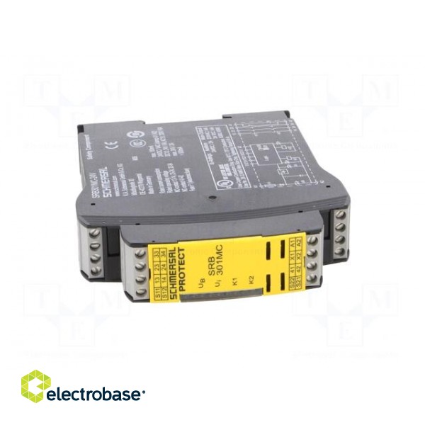 Module: safety relay | SRB 301MC | 24VAC | 24VDC | -25÷60°C | IP20 image 9