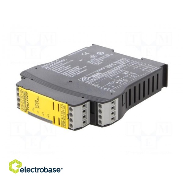 Module: safety relay | SRB 301MC | 24VAC | 24VDC | -25÷60°C | IP20 фото 2