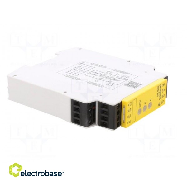 Module: safety relay | 230VAC | Contacts: NC + NO x3 | Mounting: DIN image 8