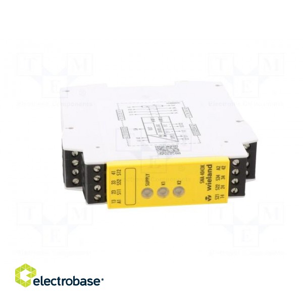 Module: safety relay | 230VAC | Contacts: NC + NO x3 | Mounting: DIN image 9