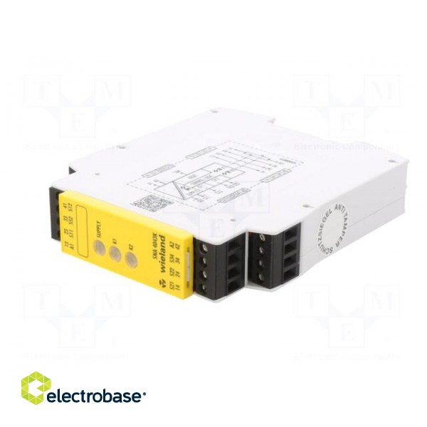 Module: safety relay | 230VAC | Contacts: NC + NO x3 | Mounting: DIN image 2