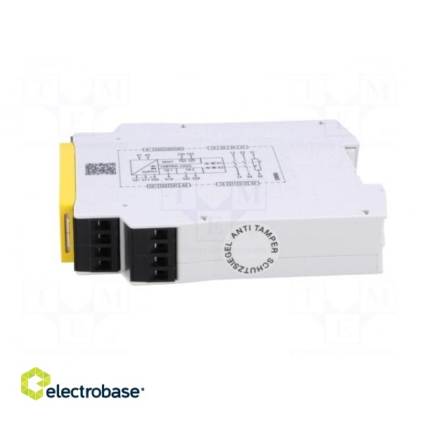Module: safety relay | 24VAC | Contacts: NC + NO x2 | Mounting: DIN image 3