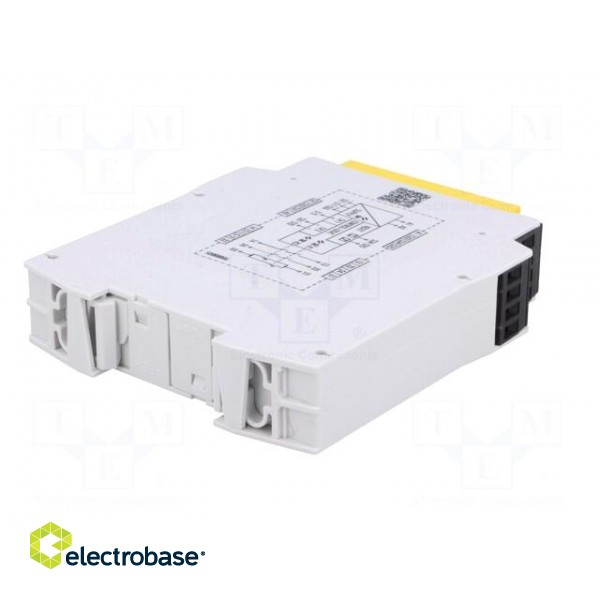 Module: safety relay | 24VAC | Contacts: NC + NO x2 | Mounting: DIN image 6