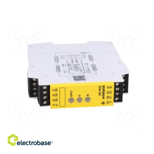 Module: safety relay | 24VAC | Contacts: NC + NO x2 | Mounting: DIN paveikslėlis 9