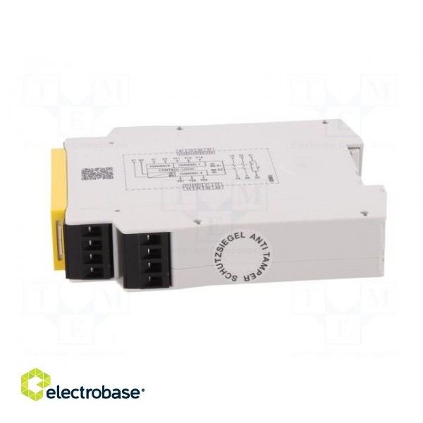 Module: safety relay | 24VAC | Contacts: NC + NO x2 | Mounting: DIN фото 3