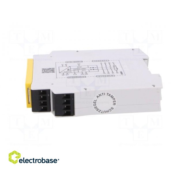 Module: safety relay | 24VAC | Contacts: NC + NO x3 | Mounting: DIN image 3