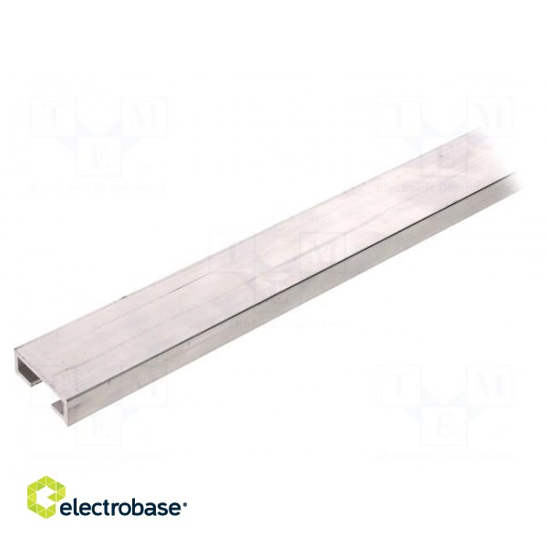 Mounting rail for protection rubber strip | -20÷55°C | 2m paveikslėlis 2