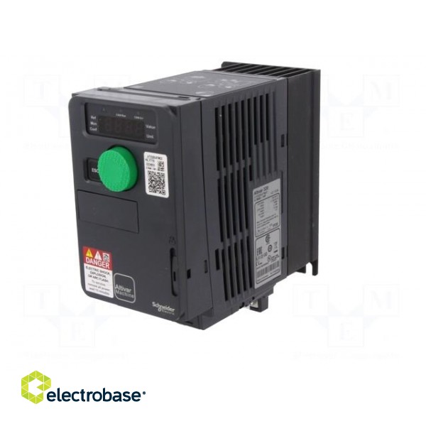 Vector inverter | Max motor power: 0.75kW | Usup: 200÷240VAC | IN: 9 фото 3