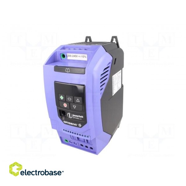 Vector inverter | Max motor power: 1.5kW | Usup: 200÷240VAC | IN: 4 фото 2