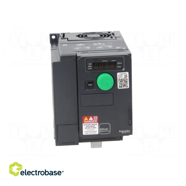 Vector inverter | Max motor power: 0.37kW | Out.voltage: 3x400VAC фото 10