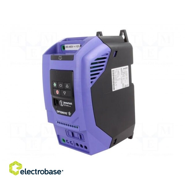 Vector inverter | Max motor power: 1.5kW | Out.voltage: 3x400VAC image 2